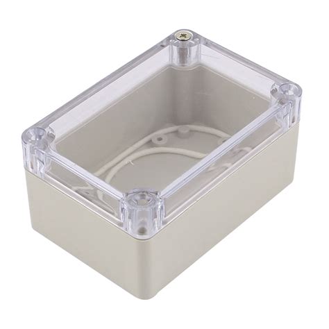 clear plastic electrical box